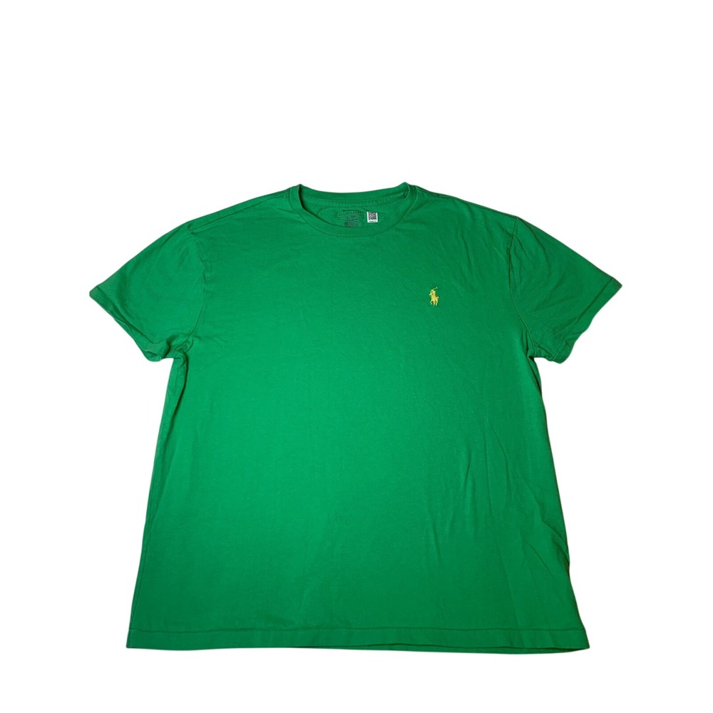 Polo by Ralph Lauren Green Short Sleeve Tee with Yellow Pony